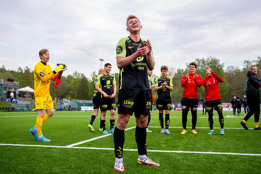 Aune Selland Heggebø of Brann celebrates