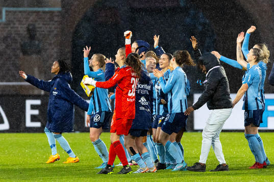 Djurgårdens spelare jublar