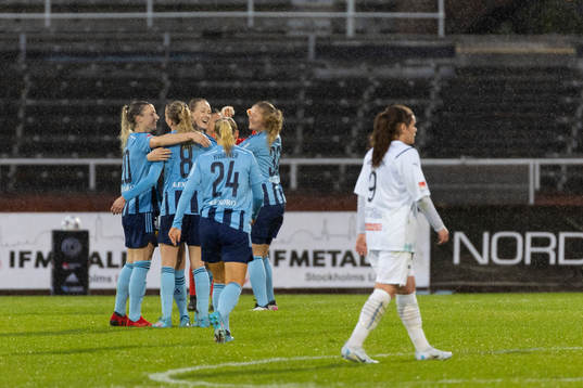 Djurgårdens spelare jublar