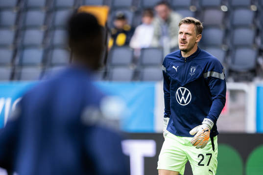 Malmö FFs målvakt Johan Dahlin