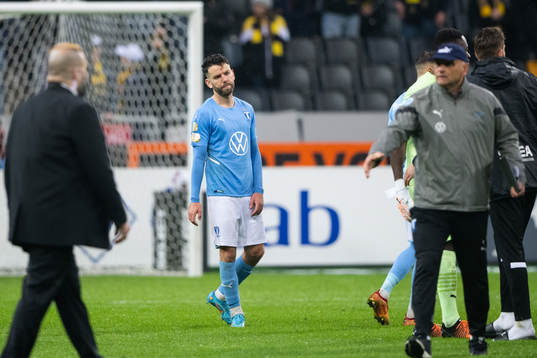 Malmö FFs Erdal Rakip deppar