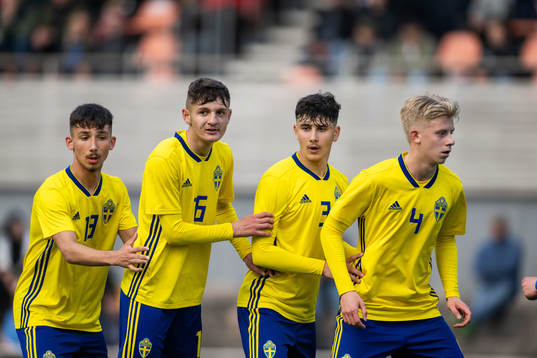 Sveriges Alexandru Ghita, Allen Smajic, Simeon Jovanovski