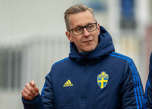 Sveriges förbundskapten Christofer Augustsson