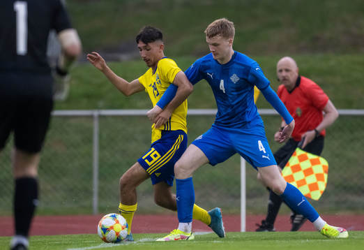 Sveriges Alexandru Ghita och Islands Thorri Stefán