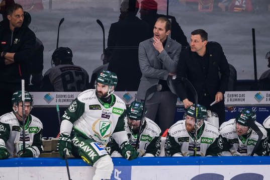 Färjestads tränare Tomas Mitell