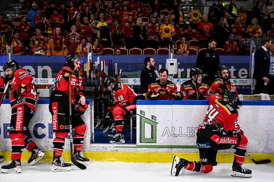 Luleås Sami Lepistö, Joonas Rask, Erik Gustafsson och
