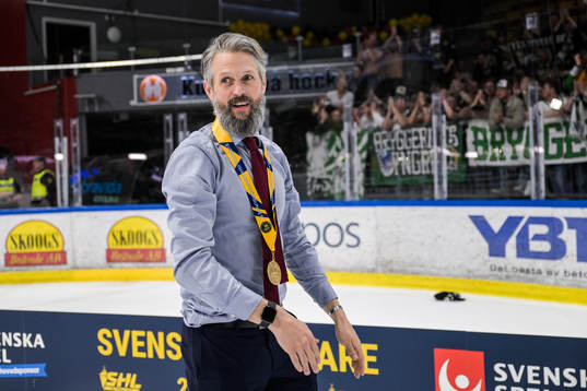 Färjestads Rickard Wallin jublar