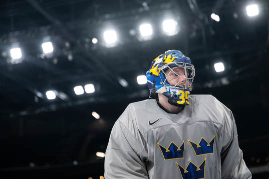 Goaltender Oscar Dansk