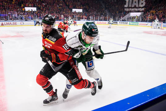 Luleås Sami Lepistö och Färjestads Victor Ejdsell