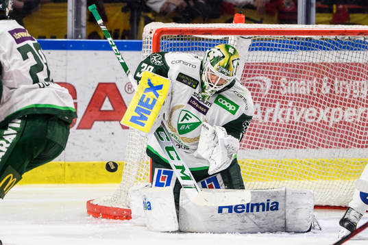 Färjestads målvakt Dominik Furch
