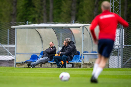 Sportchef Andreas Granqvist och klubbdirektör Joel Sandborg