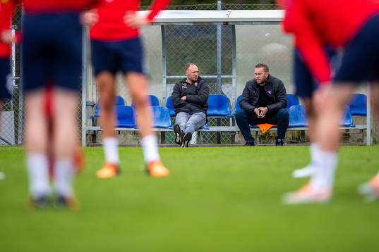 Sportchef Andreas Granqvist och klubbdirektör Joel Sandborg