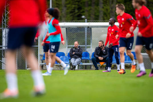 Sportchef Andreas Granqvist och klubbdirektör Joel Sandborg