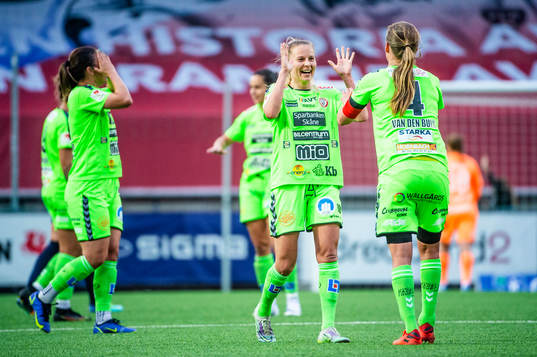 Kristianstads Emmi Alanen och Michaela Wilhelmina Alida van