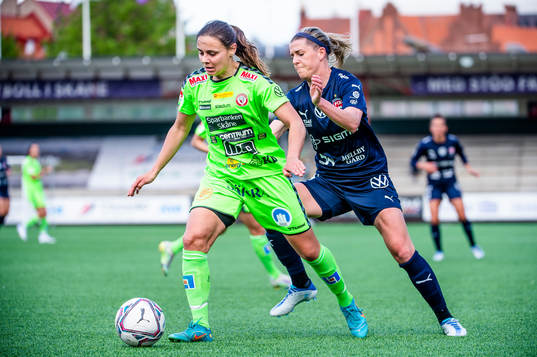 Kristianstads Alice Nilsson mot Rosengårds Olivia Schough