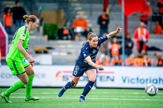 Rosengårds Jelena Cankovic mot Kristianstads Mia Carlsson