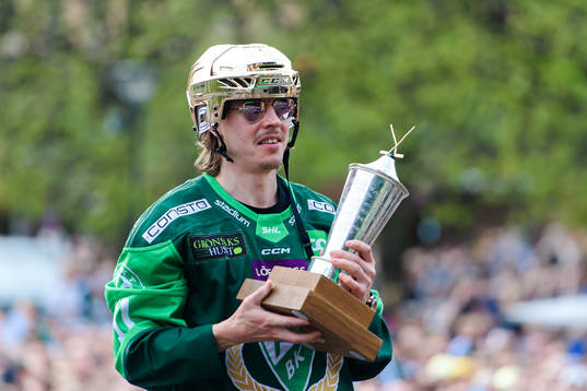 Färjestads Joakim Nygård jublar