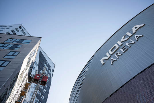 General exterior view over Nokia Arena