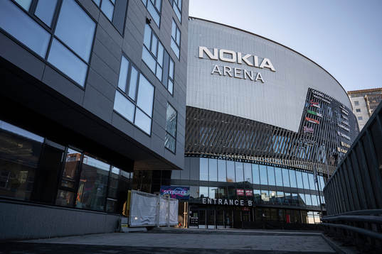 General exterior view over Nokia Arena