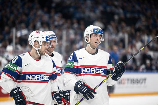 Eirik Salsten of Norway looks dejected