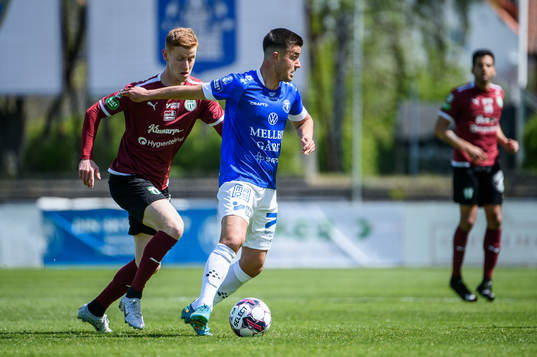 Västerås Daniel Ask och Trelleborgs Haris Brkic