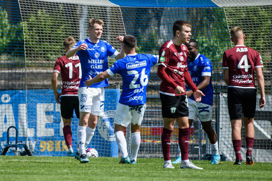 Trelleborgs Fritiof Björkén jublar