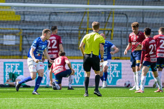 Norrbys Fredrik Lundgren jublar