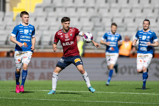 Norrbys Gustav Berggren och Örgrytes Daniel Paulson