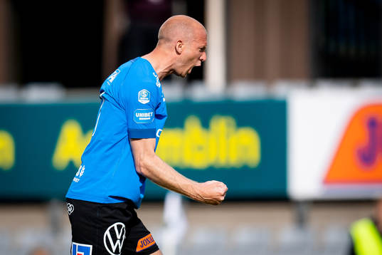 Halmstads Andreas Johansson jublar