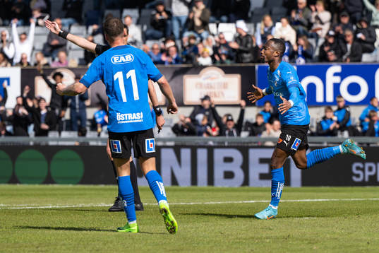 Halmstads Sadat Karim jublar