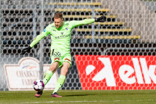 Halmstads målvakt Malkolm Nilsson Säfqvist