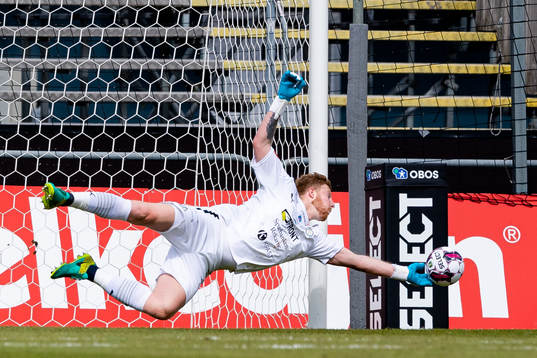 AFC Eskilstunas målvakt Nick Wolters