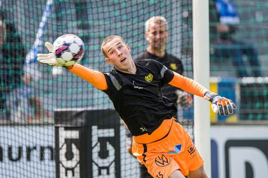 Mjällbys målvakt Samuel Brolin