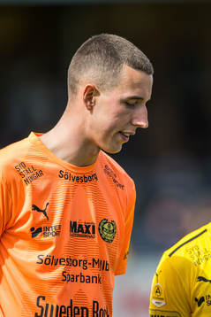 Mjällbys målvakt Samuel Brolin