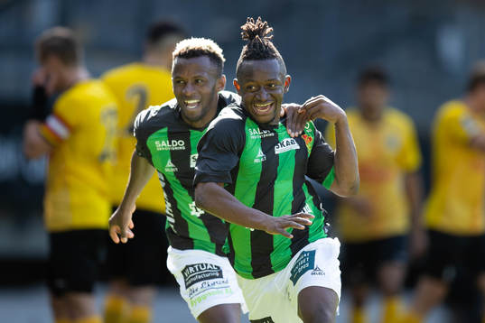 GAIS Michael Kargbo jublar