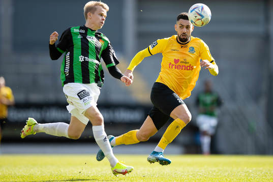 GAIS Viktor Alexandersson och Lunds Bozidar Velickovic