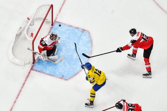 Max Friberg of Sweden scores 2-0