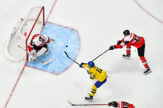 Max Friberg of Sweden scores 2-0