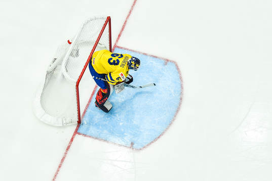 goaltender Marcus Högberg of Sweden