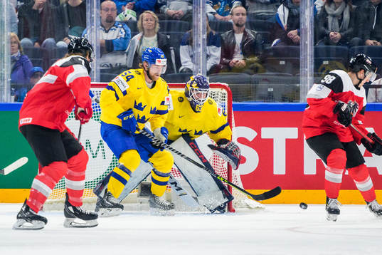 goaltender Marcus Högberg of Sweden