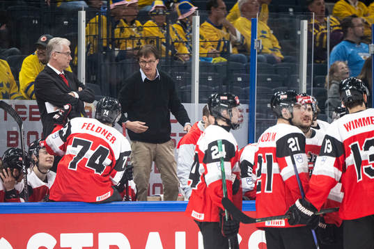 Head coach Roger Bader and assistant coach Arno Del Curto