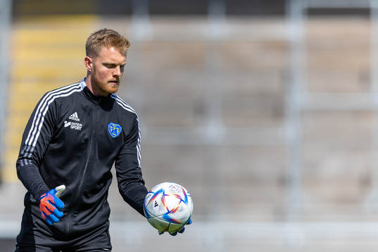Falkenbergs målvakt Tim Erlandsson