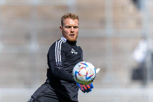Falkenbergs målvakt Tim Erlandsson