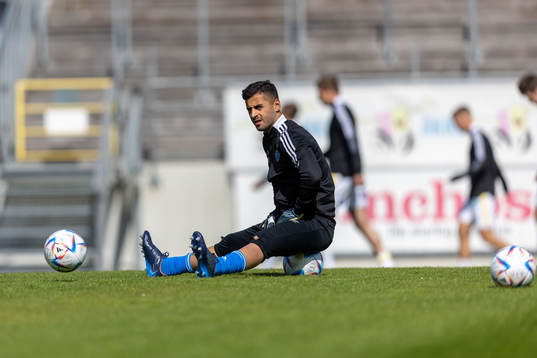 Falkenbergs målvakt Nadeem Omar