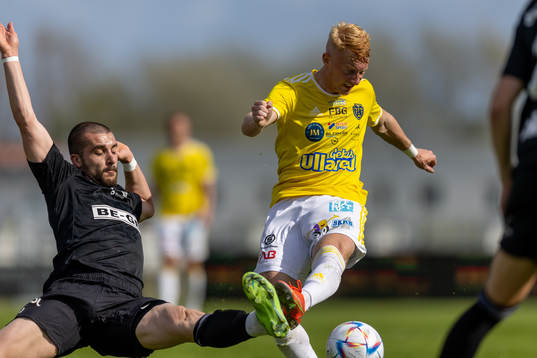 Oskarshamns Tamazi Tsetskhladze och Falkenbergs Wilhelm