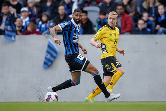 Sirius Kristopher Da Graca och Elfsborgs Jeppe Møldrup
