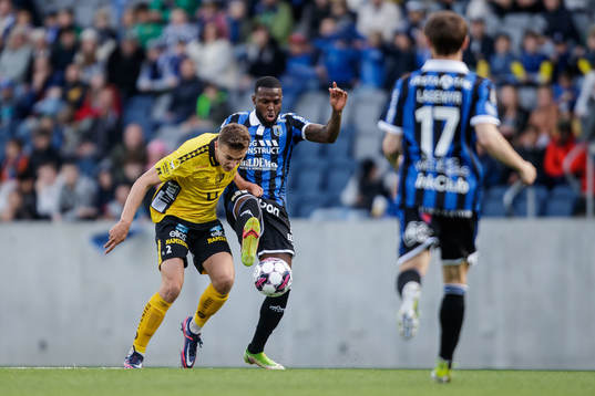 Elfsborgs Gustaf Lagerbielke och Sirius Christian Kouakou