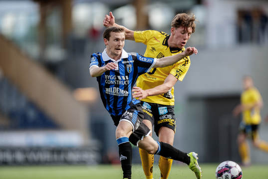 Sirius Patrik Karlsson Lagemyr och Elfsborgs Ahmed Qasem
