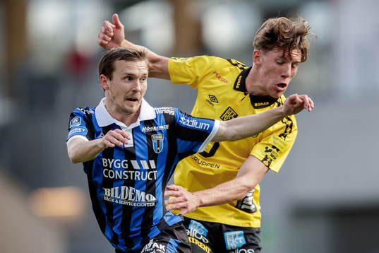 Sirius Patrik Karlsson Lagemyr och Elfsborgs Ahmed Qasem
