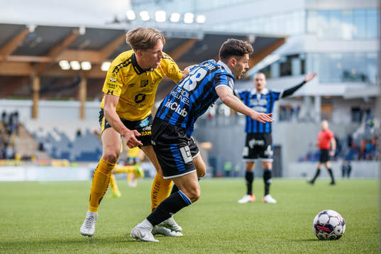 Elfsborgs Noah Söderberg och Sirius Laorent Shabani